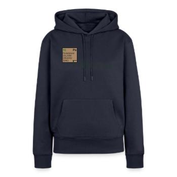 Patricia Vorname Namensschild Protactinium - Frauen Premium Bio Hoodie - Navy - Vorne - Julia (174cm)