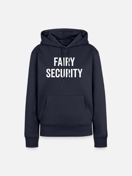 Feen-Sicherheit - Frauen Premium Bio Hoodie - Navy
