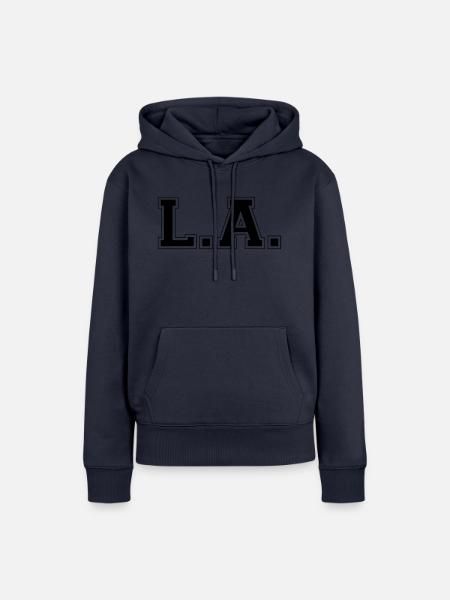 LA - Los Angeles - Frauen Premium Bio Hoodie - Navy
