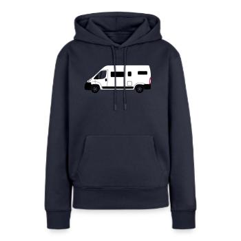 Motorhome - Women’s Premium Organic Hoodie - navy - Front - Julia (174cm)