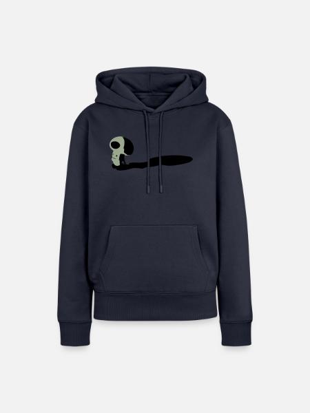 Pilzkopf - Frauen Premium Bio Hoodie - Navy