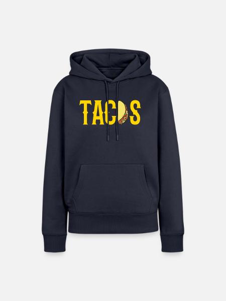 tacos - Frauen Premium Bio Hoodie - Navy