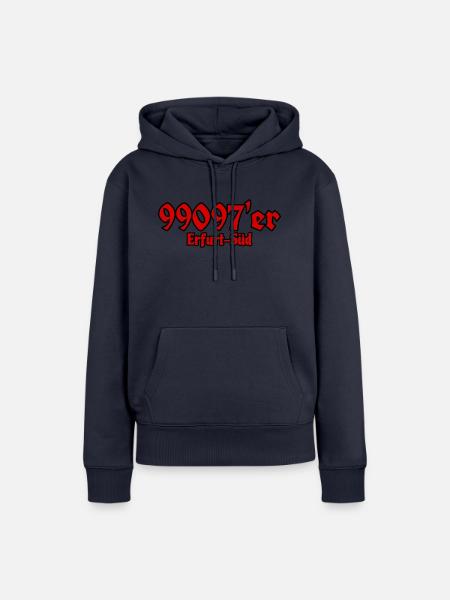 Erfurt Süd - Frauen Premium Bio Hoodie - Navy