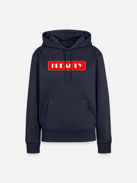 Schönheit - Frauen Premium Bio Hoodie - Navy