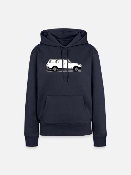 Wartburg 2 - Frauen Premium Bio Hoodie - Navy