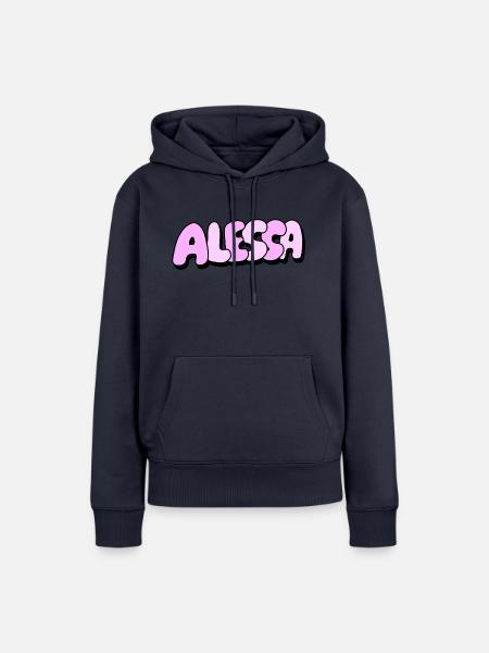 Alessa - Frauen Premium Bio Hoodie - Navy
