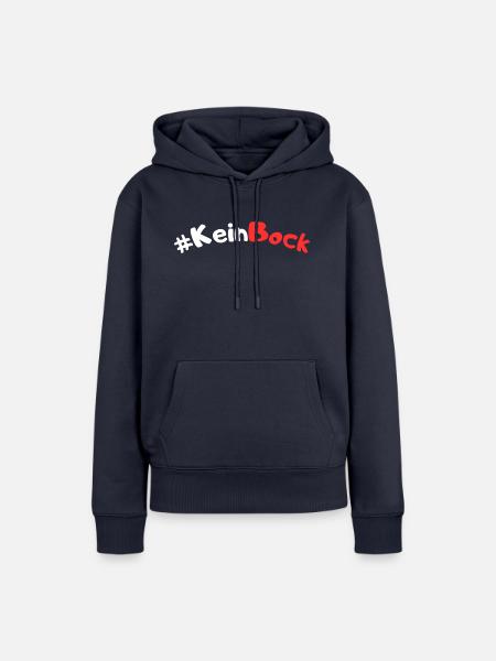 Kein Bock - Frauen Premium Bio Hoodie - Navy