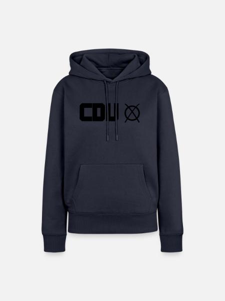 cdu - Frauen Premium Bio Hoodie - Navy