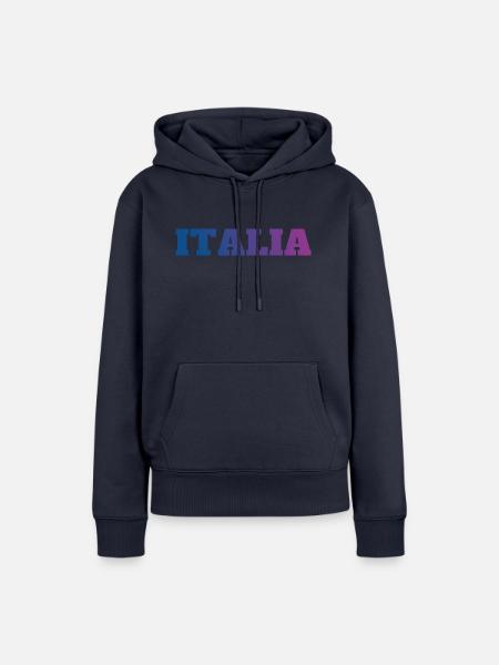 Italia - Frauen Premium Bio Hoodie - Navy