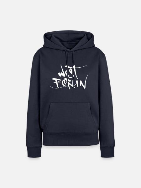 West Berlin - Frauen Premium Bio Hoodie - Navy