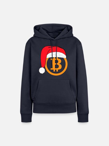 BTC Christmas - Frauen Premium Bio Hoodie - Navy