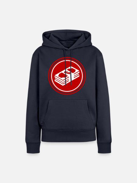 Geld Money silhouette - Frauen Premium Bio Hoodie - Navy