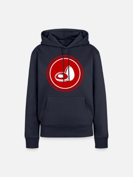 Avocado symbol - Frauen Premium Bio Hoodie - Navy