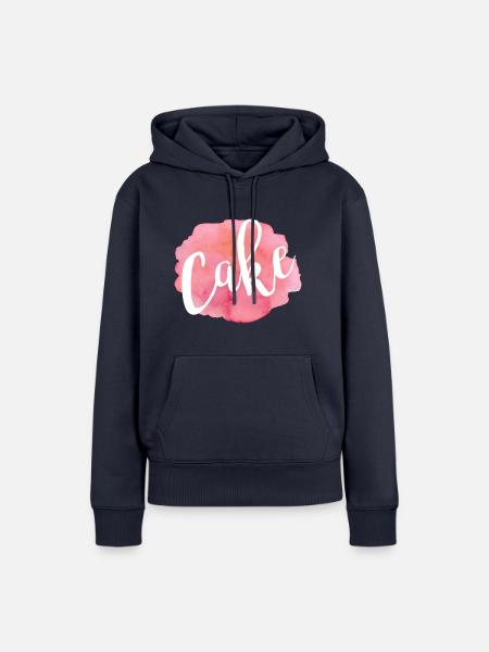 Cake - Frauen Premium Bio Hoodie - Navy