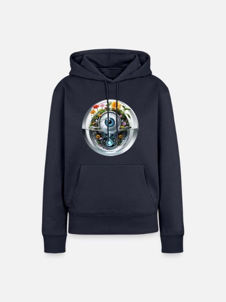 Watch - Frauen Premium Bio Hoodie - Navy