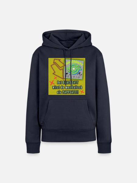 KRACKSATT - Frauen Premium Bio Hoodie - Navy