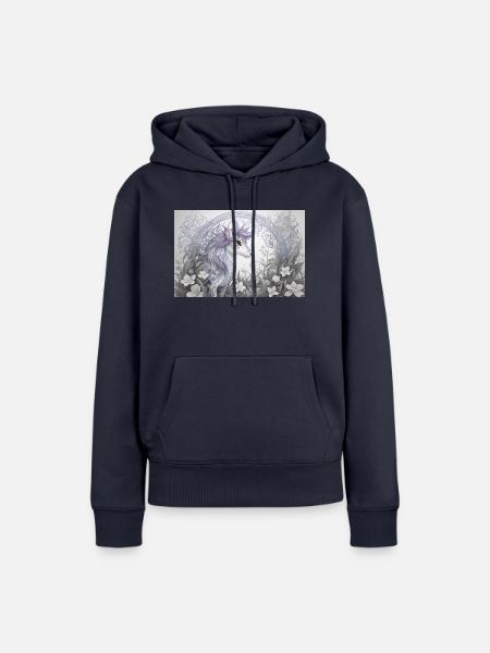 Mystisches Tier 16 - Frauen Premium Bio Hoodie - Navy