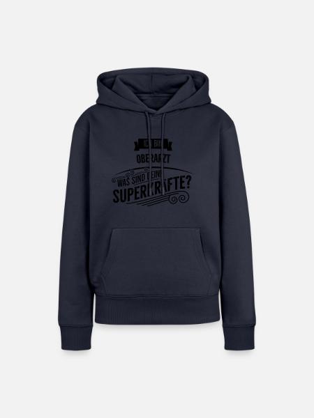 Oberarzt - Frauen Premium Bio Hoodie - Navy