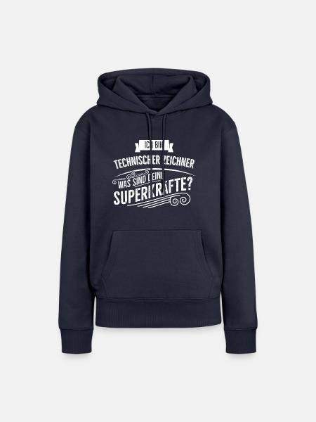 Technischer Zeichner - Frauen Premium Bio Hoodie - Navy