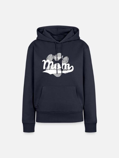 Bengal Mom - Frauen Premium Bio Hoodie - Navy