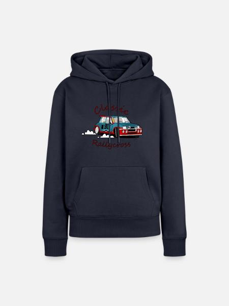 Rallycross - Frauen Premium Bio Hoodie - Navy