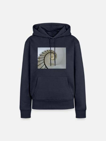 Wendeltreppe - Frauen Premium Bio Hoodie - Navy