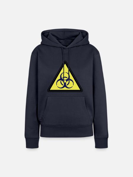 Biohazard - Frauen Premium Bio Hoodie - Navy
