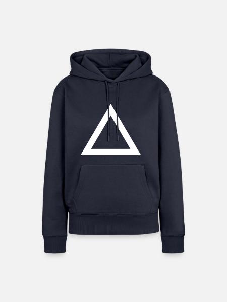Dreieck - Frauen Premium Bio Hoodie - Navy