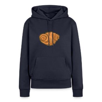 Fanzbrötchen - Frauen Premium Bio Hoodie - Navy - Vorne - Julia (174cm)