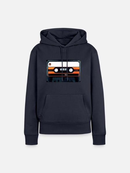 Kasette - Frauen Premium Bio Hoodie - Navy