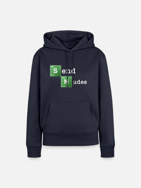Send Nudes - Frauen Premium Bio Hoodie - Navy