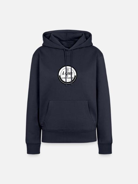 Geek Gentleman - Frauen Premium Bio Hoodie - Navy