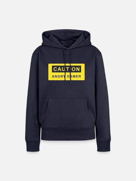 Gamer. Gaming. Joystick. Geschenk. Geschenkidee - Frauen Premium Bio Hoodie - Navy