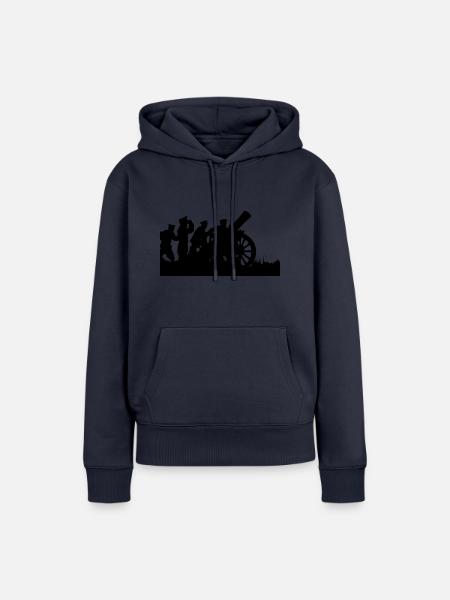 Kanone - Frauen Premium Bio Hoodie - Navy