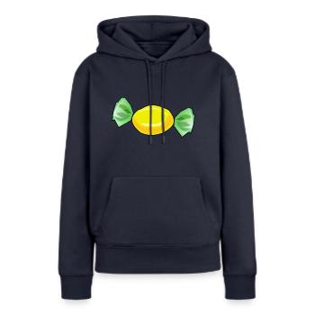 schokolade suessigkeiten candy chocolate26 - Frauen Premium Bio Hoodie - Navy - Vorne - Julia (174cm)