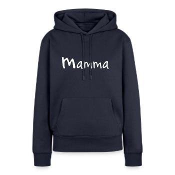Mamma ist die Beste! Geschenkidee für alle Mammas. - Frauen Premium Bio Hoodie - Navy - Vorne - Julia (174cm)
