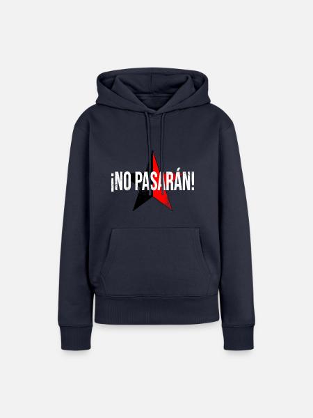 No pasarán! - Frauen Premium Bio Hoodie - Navy