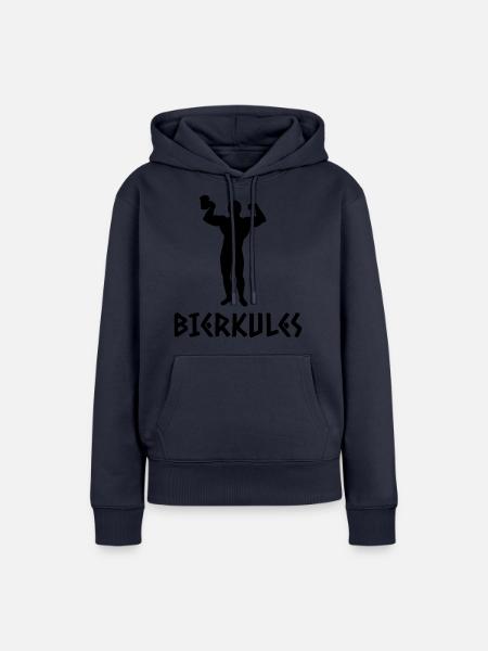 Bierkules - Frauen Premium Bio Hoodie - Navy