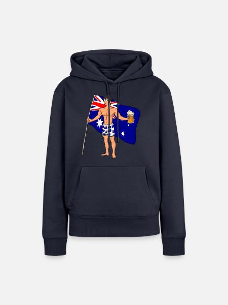 Australier Hot Boy - Frauen Premium Bio Hoodie - Navy