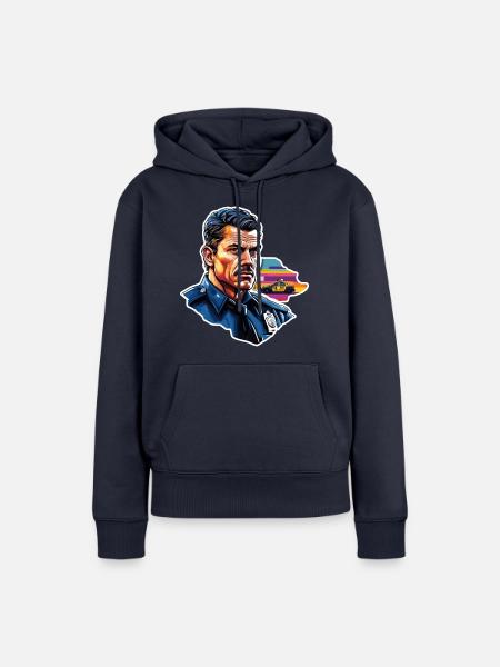 Polizei / Einsatz / Beruf / Job / Einsatzkräfte - Frauen Premium Bio Hoodie - Navy