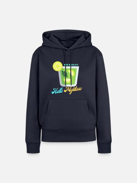 Hallo mojito - Frauen Premium Bio Hoodie - Navy