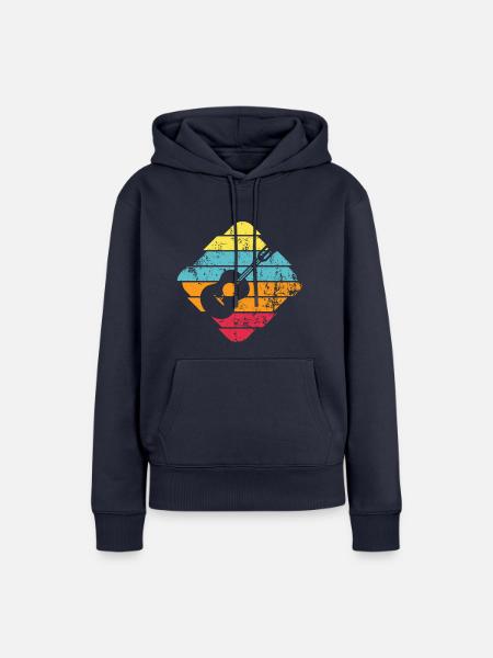 Ukulele - Frauen Premium Bio Hoodie - Navy