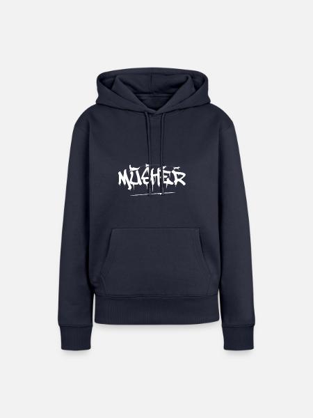 Musher - Frauen Premium Bio Hoodie - Navy