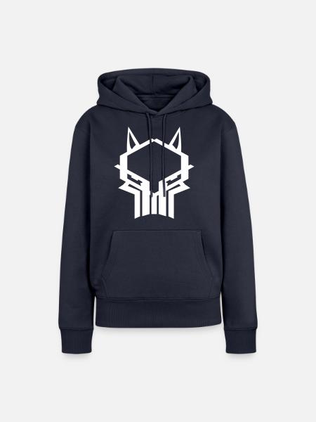 Dämonen Logo Nr.1 - Frauen Premium Bio Hoodie - Navy
