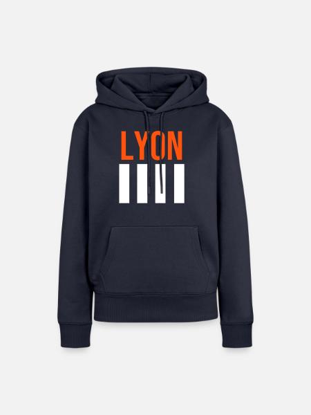 Lyon IV - Frauen Premium Bio Hoodie - Navy