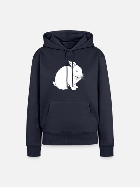 rabbit - Frauen Premium Bio Hoodie - Navy