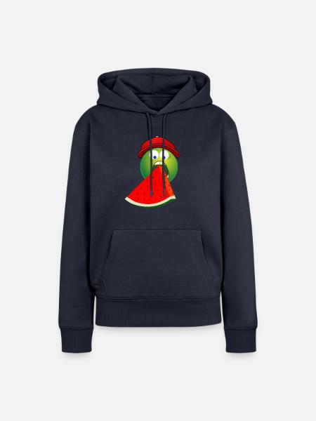 Melone - Frauen Premium Bio Hoodie - Navy