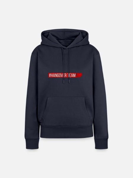Hangover Team Herz - Frauen Premium Bio Hoodie - Navy