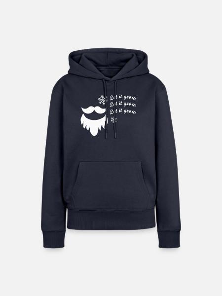 Lass es wachsen - Frauen Premium Bio Hoodie - Navy