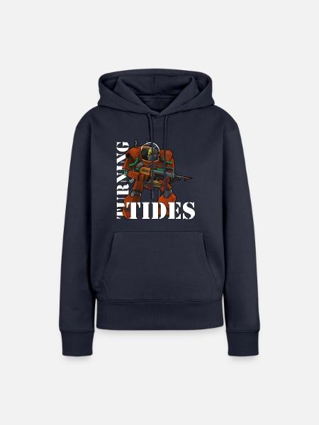 Turning Tides - Frauen Premium Bio Hoodie - Navy